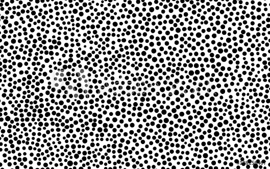 Bild på Rectangle seamless pattern with black dots on white background